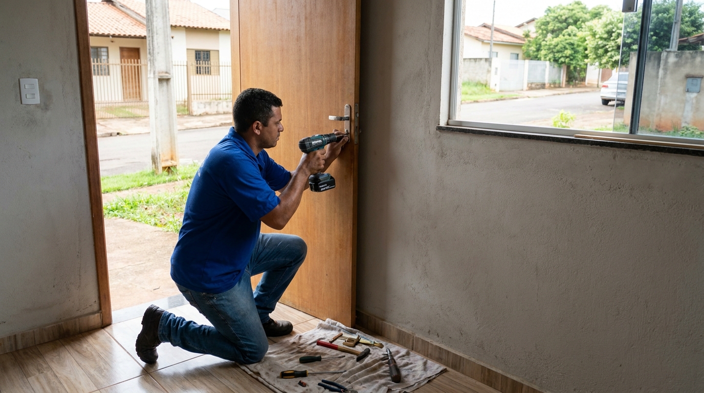 Instalação de Fechadura Residencial profissional em Recife‑PE